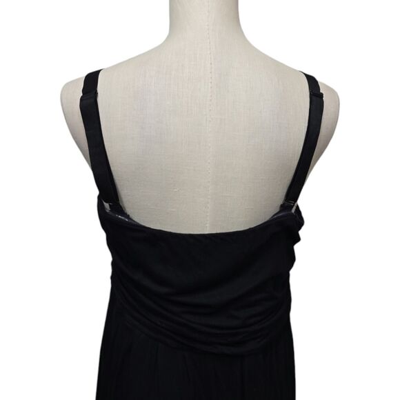 Lane Bryant Womens Black Maxi Dress Plus Size 18/20 Removable Straps Sleeveless‎ - Picture 11 of 11